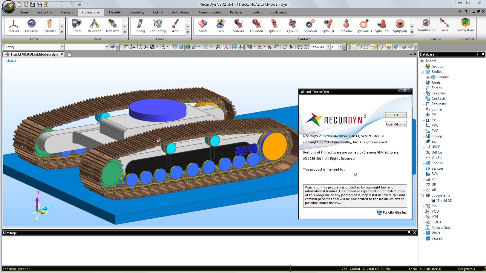 FunctionBay RecurDyn V8R2 SP1.1