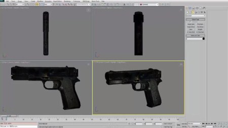 Skillfeed - Create a Handgun Using 3ds Max