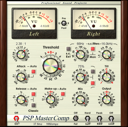 PSPaudioware MasterComp 1.8.0 (Win/Mac)