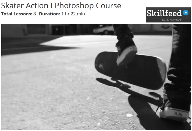 Skillfeed - Skater Action I Photoshop Course