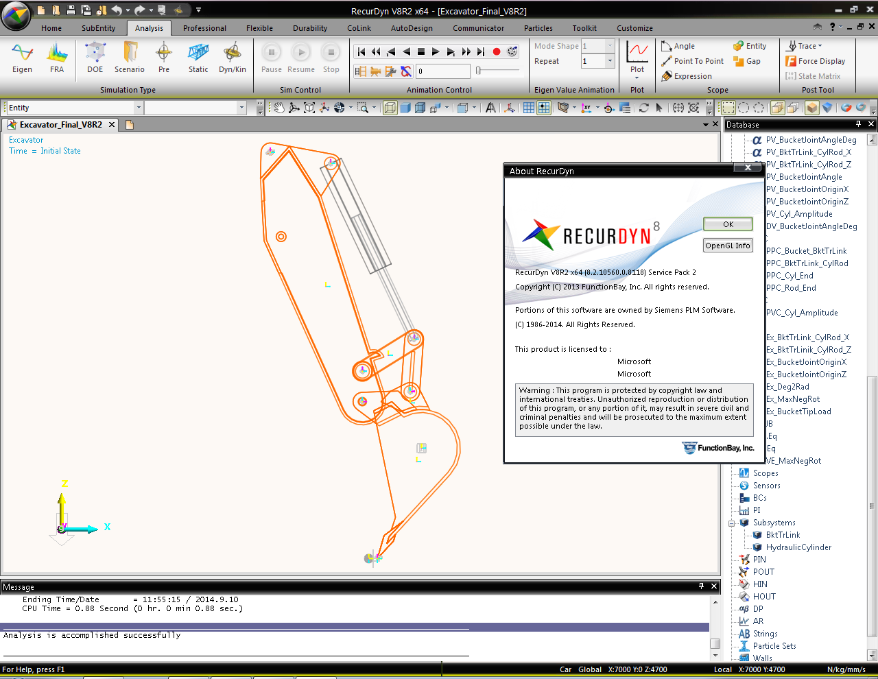 FunctionBay RecurDyn V8R2 SP2.0 Update