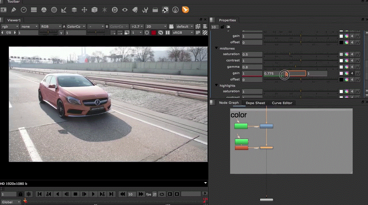 Retouching a Professional Live Action Shot in MochaImport and NUKE