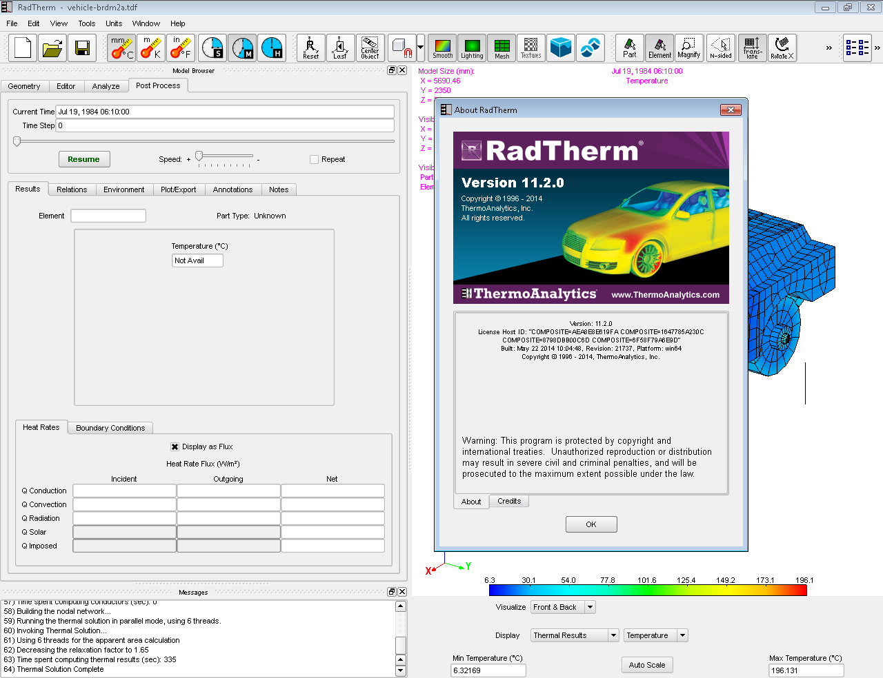 Thermoanalytics RadTherm 11.2.0