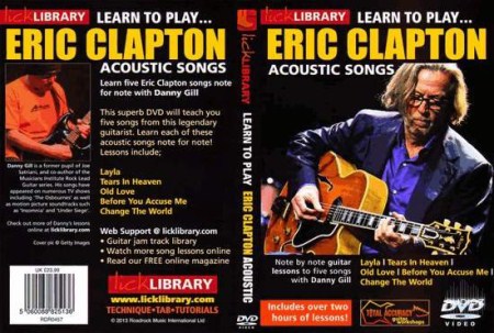 Lick Library – Learn to play Eric Clapton Acoustic Songs