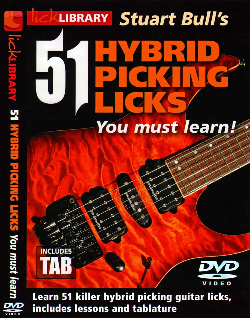 Lick Library - Stuart Bull - 51 Hybrid Picking Licks