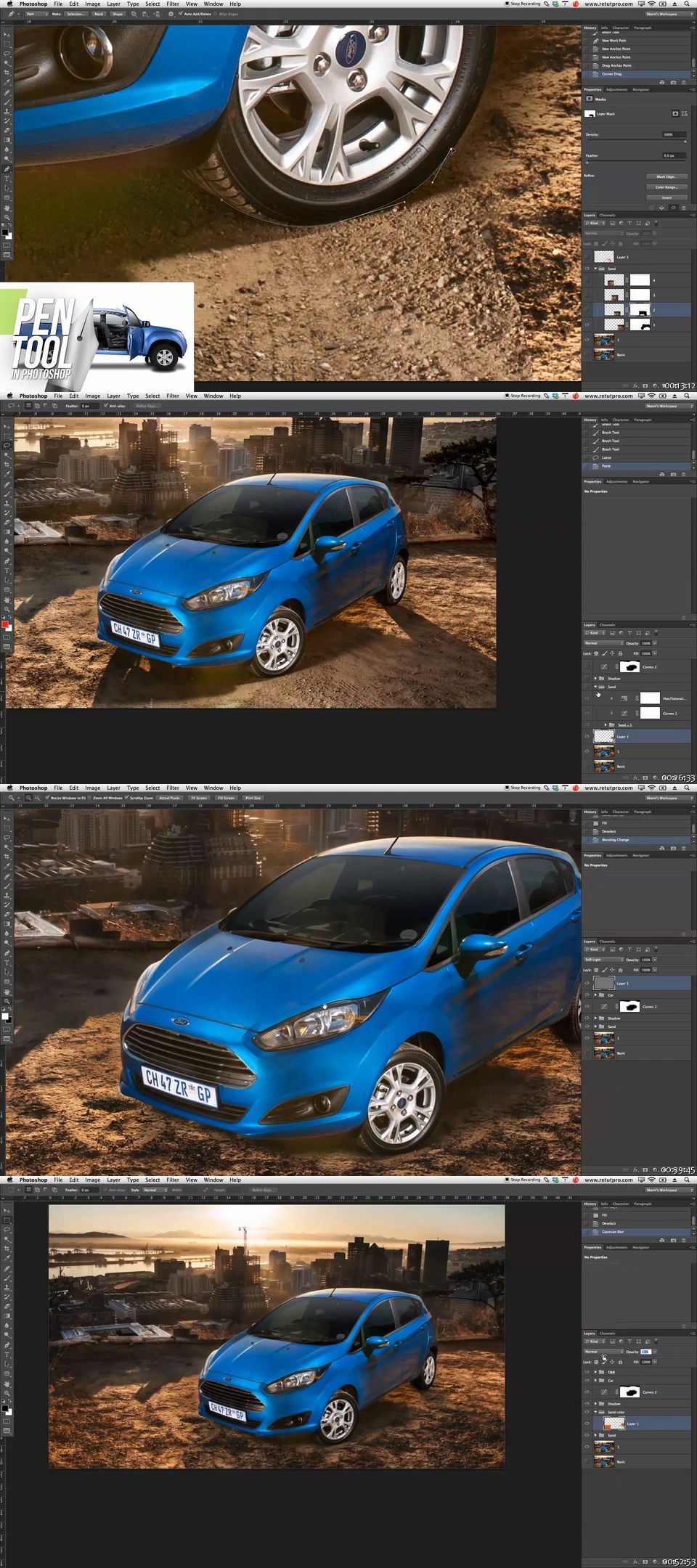 SkillFeed - Photoshop Tutorial Retouch a Car