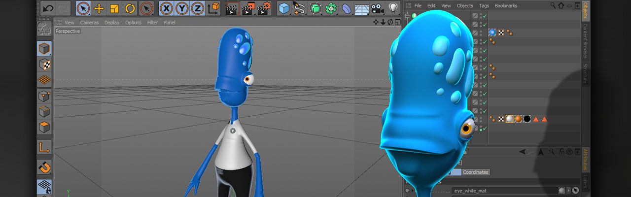 Dixxl Tuxxs – Creating Cartoon Characters in CINEMA 4D