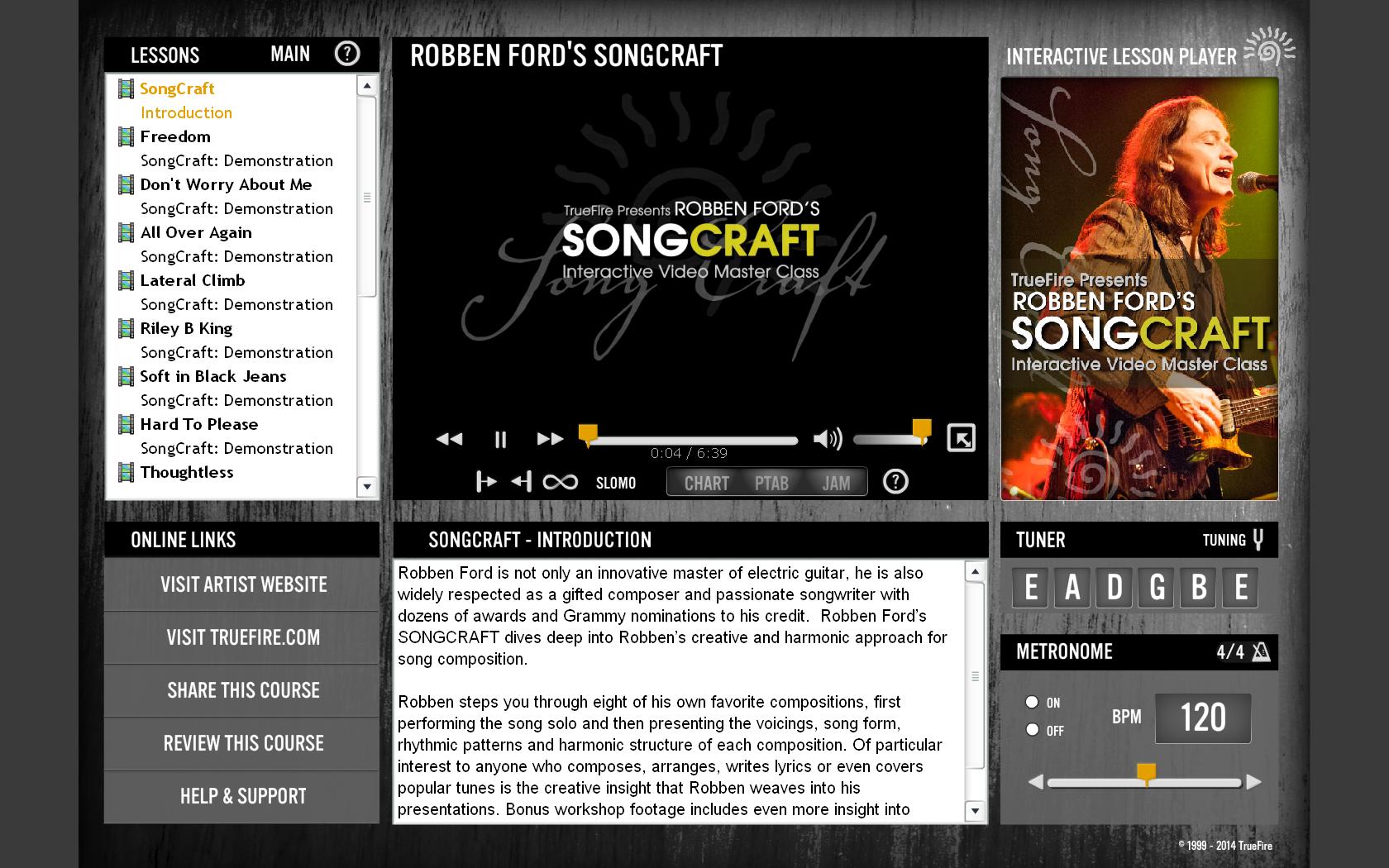 Truefire - Robben Ford's Songcraft (2013)