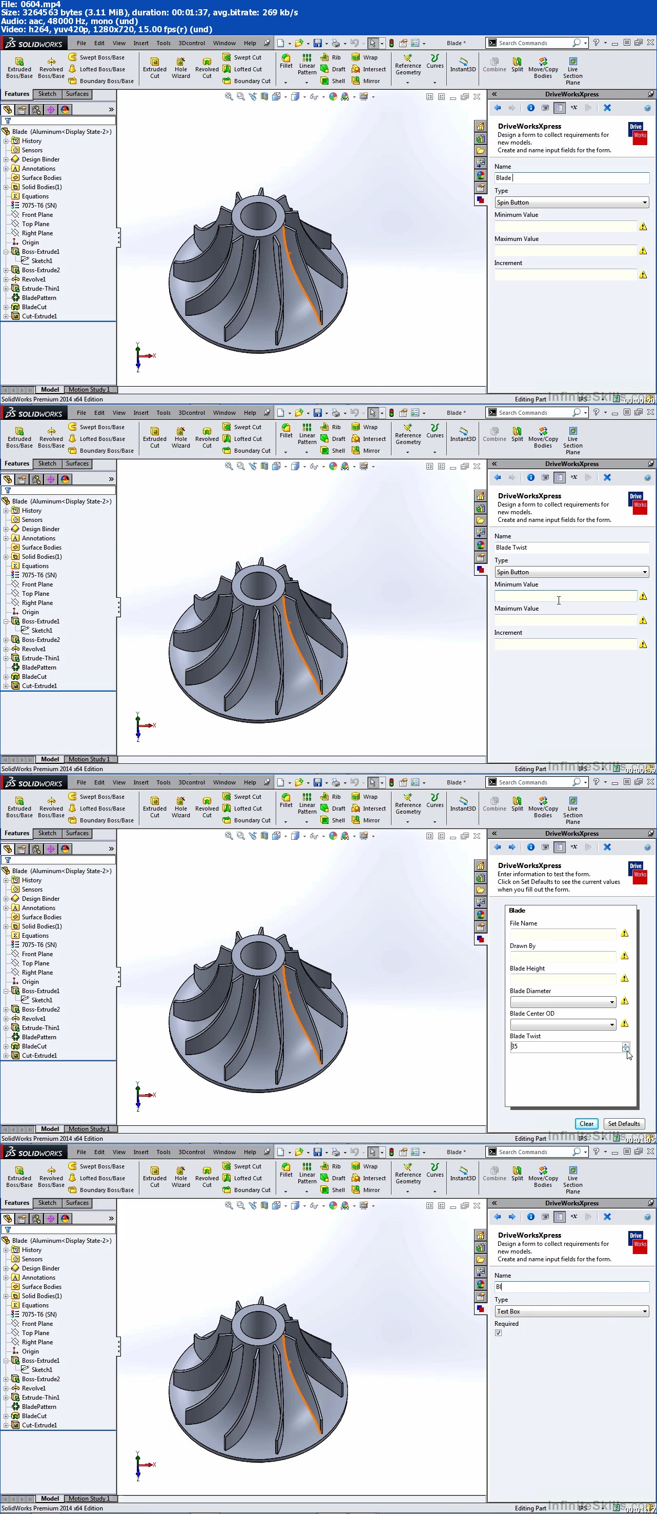 Infiniteskills - Learning Automating Design With SolidWorks and DriveWorksXpress