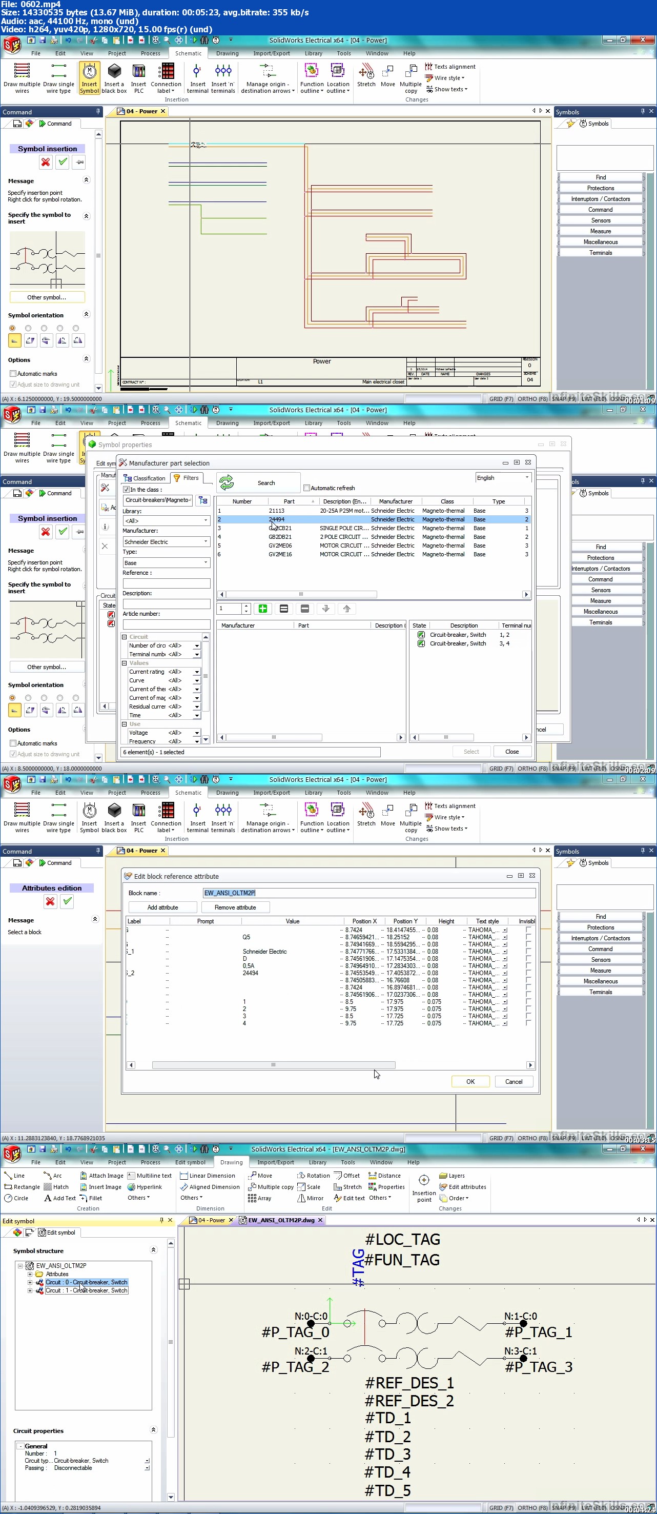 Infiniteskills - SolidWorks Electrical - Schematic Fundamentals