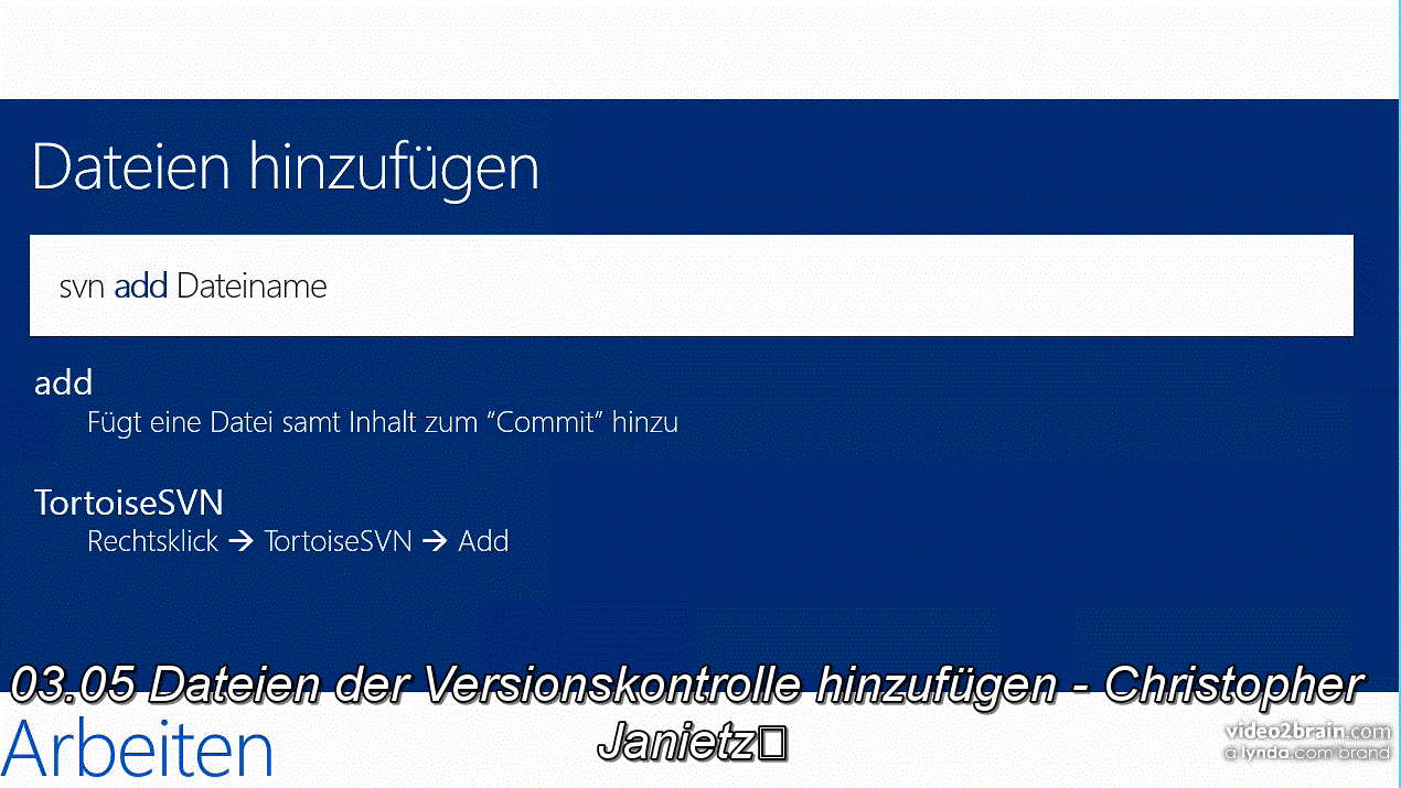  Versionskontrolle mit Git und SVN Grundlagen der Versionierung, Git und Subversion im Vergleich