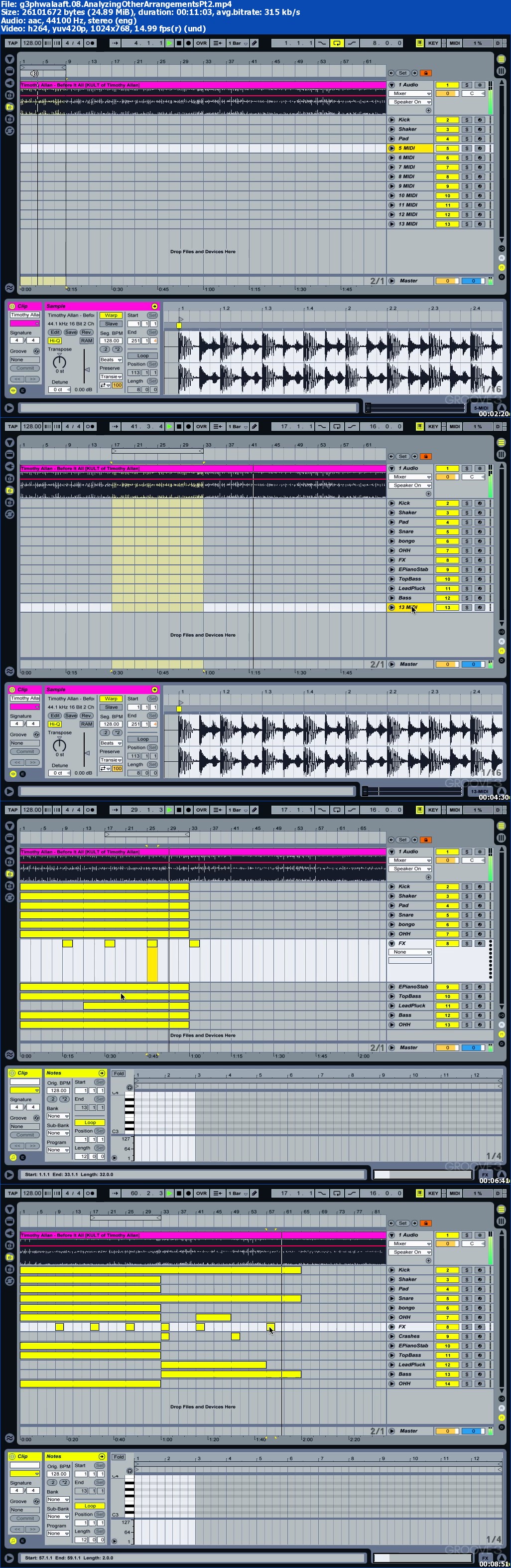 Groove3 - Producing House with Ableton Live Arrangement and FX