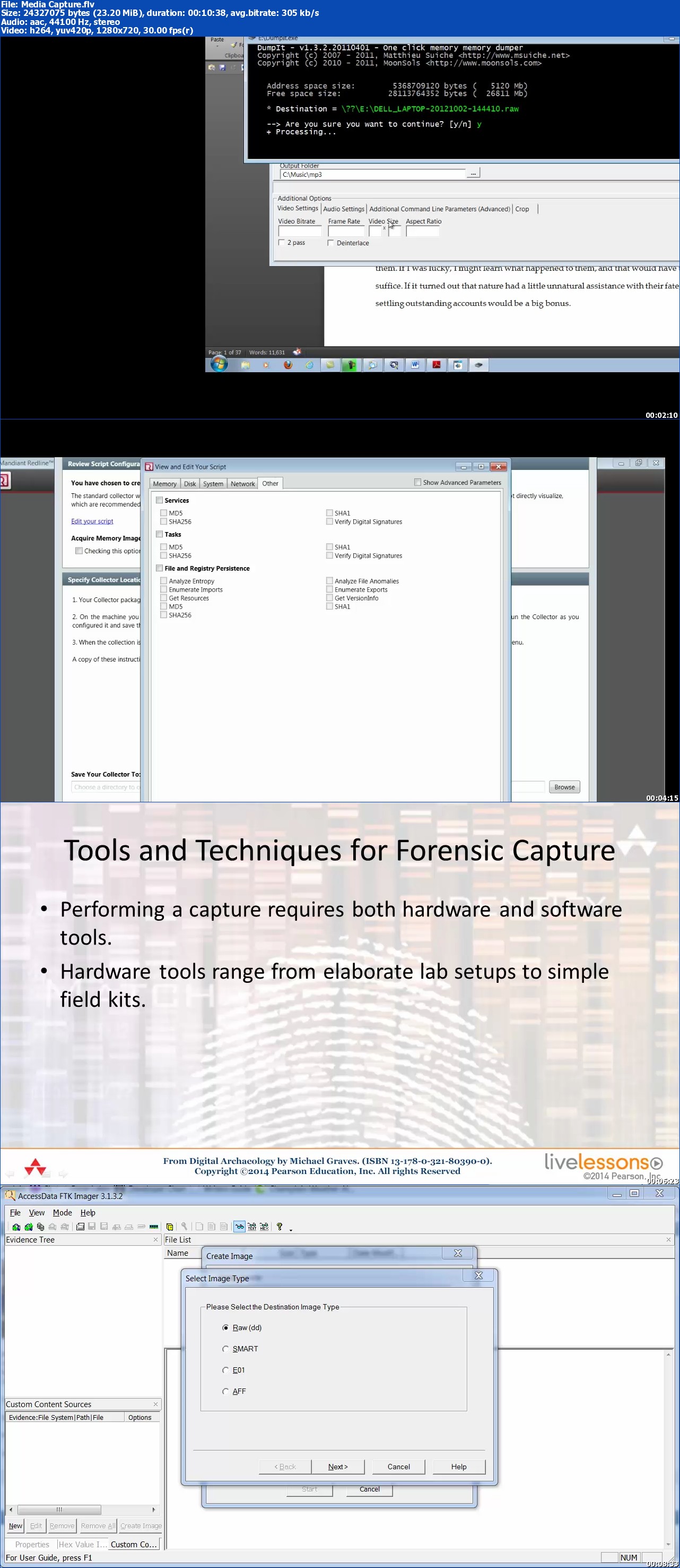 LiveLessons - Digital Archaeology: The Art and Science of Digital Forensics (Video Training)