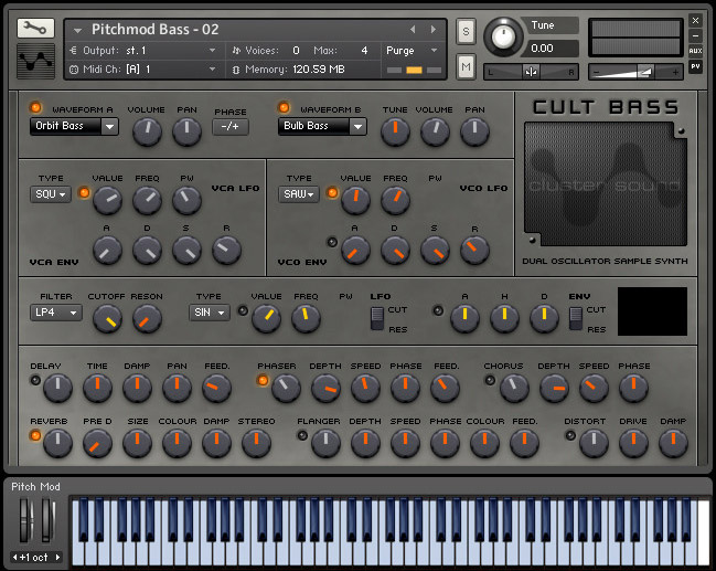 Cluster Sound Cult Bass KONTAKT