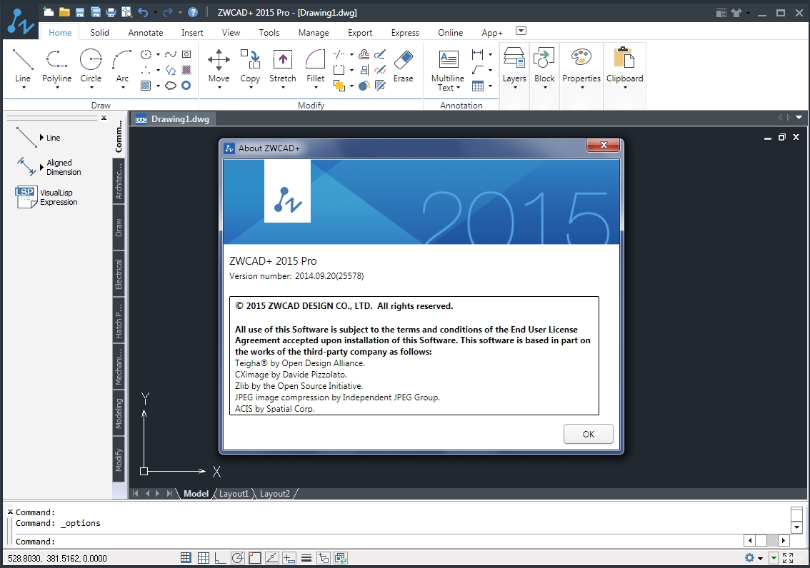 ZWSOFT ZWCAD+ 2015 Pro