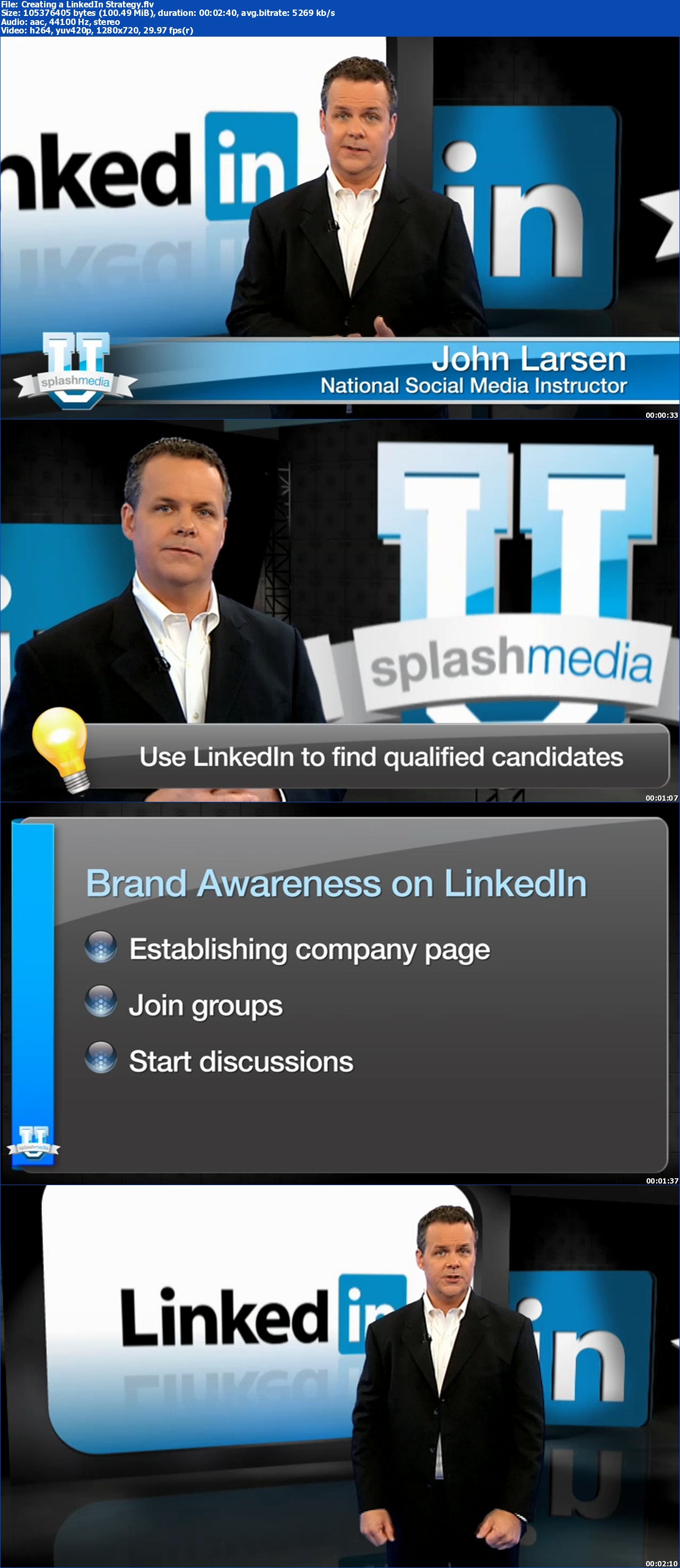 Splash Media U - LinkedIn Basics