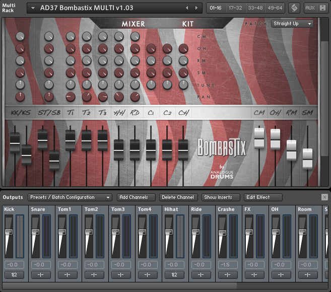 Analogue Drums Bombastix KONTAKT