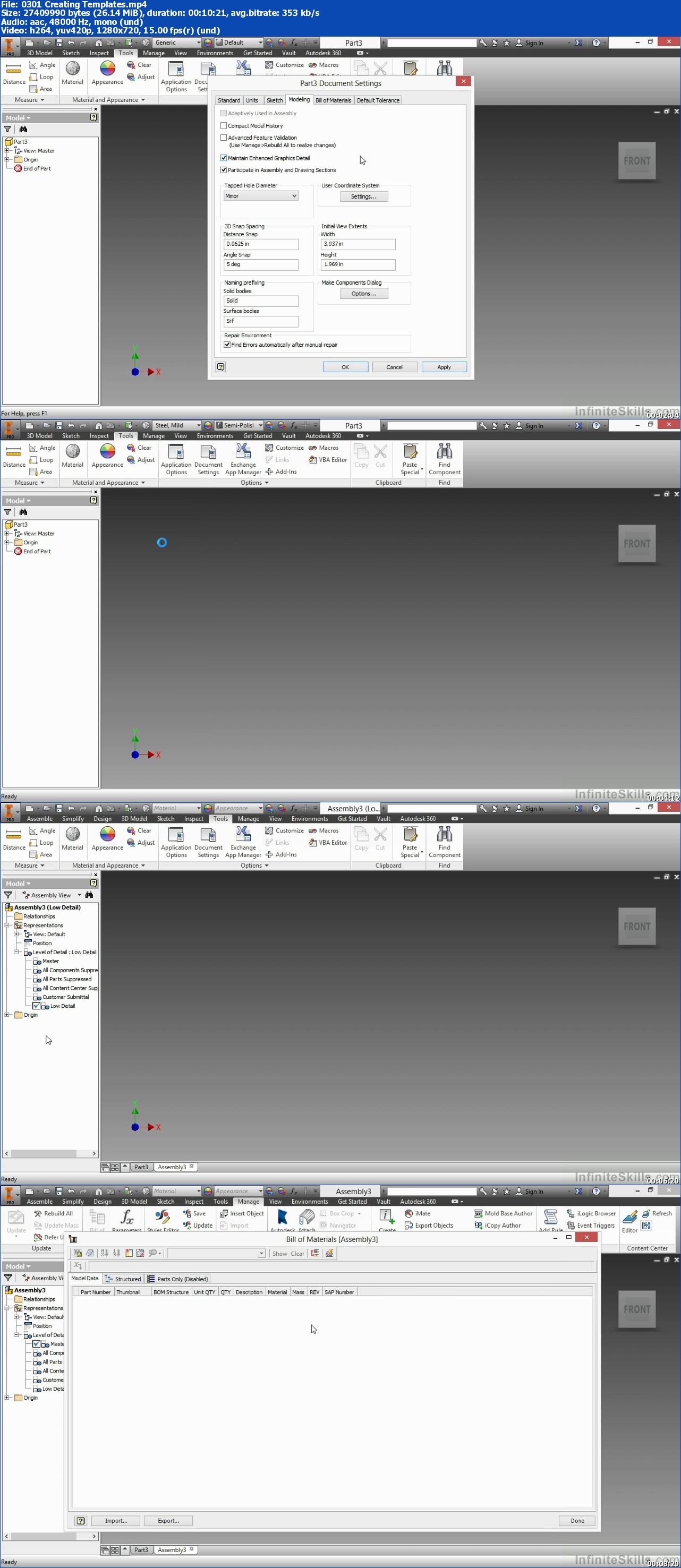 Infiniteskills - Mastering Autodesk Inventor - Administration and Data Exchange