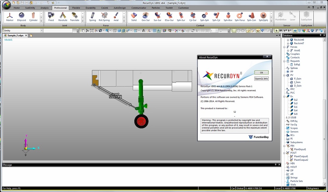 FunctionBay RecurDyn V8R3 SP1