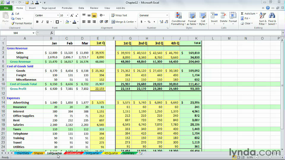 Excel 2010 Power Shortcuts