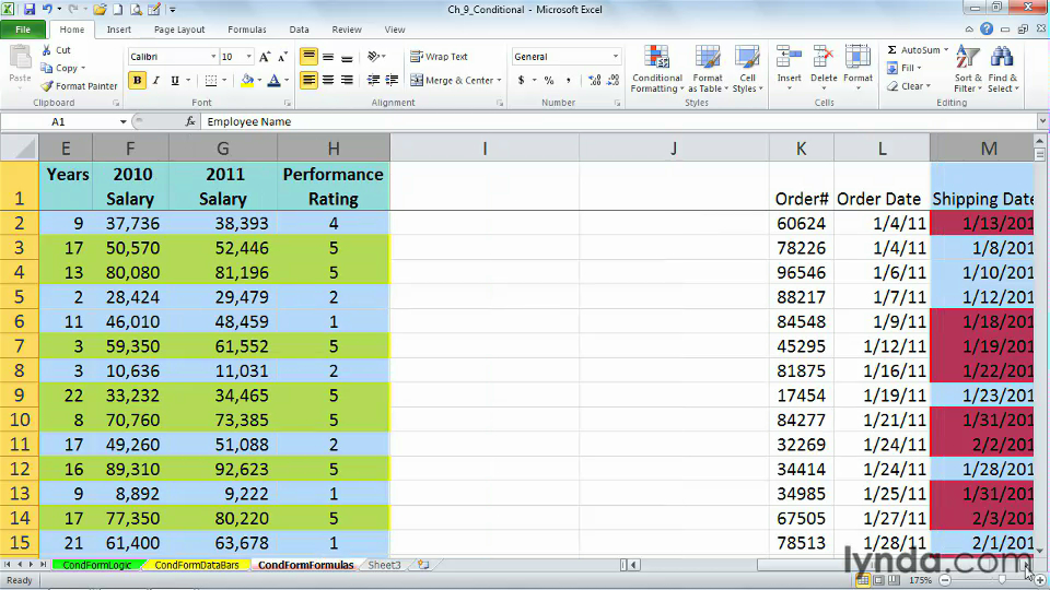 Excel 2010: Advanced Formatting Techniques