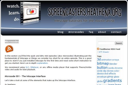 Screencasters Heathenx - Inkscape Tutorial