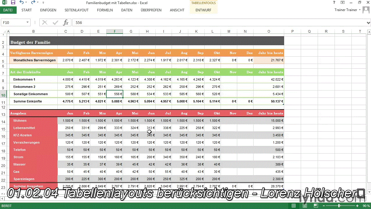  Excel: Bereiche und Namen Mehr Effizienz und Überblick über Ihre Daten – mit und ohne VBA