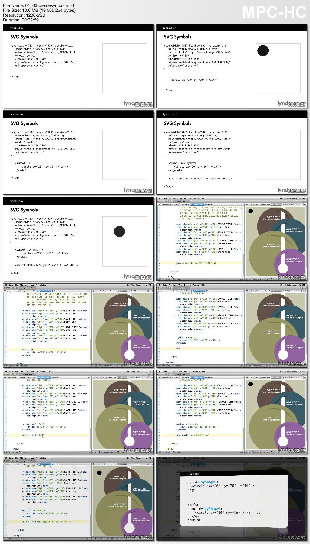 Lynda - Design the Web: Using Symbols in SVG