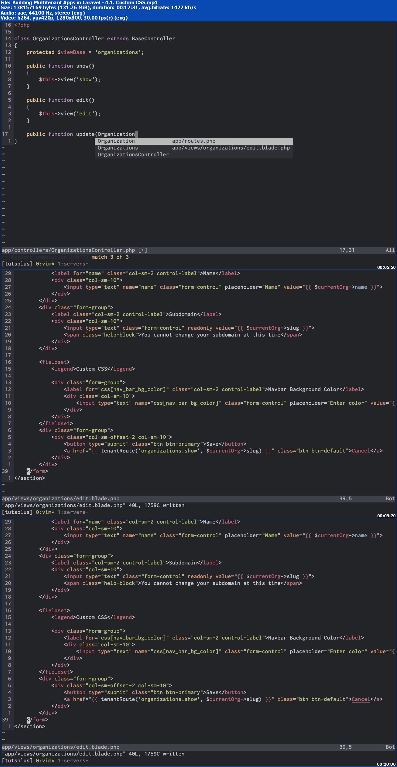 Tutsplus - Building Multitenant Apps in Laravel