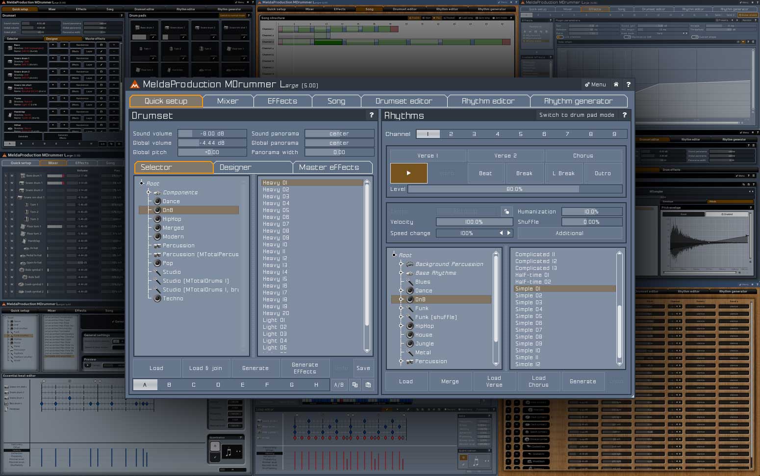 MeldaProduction MDrummer Large v5.00 & v5.01 Update WiN MacOSX