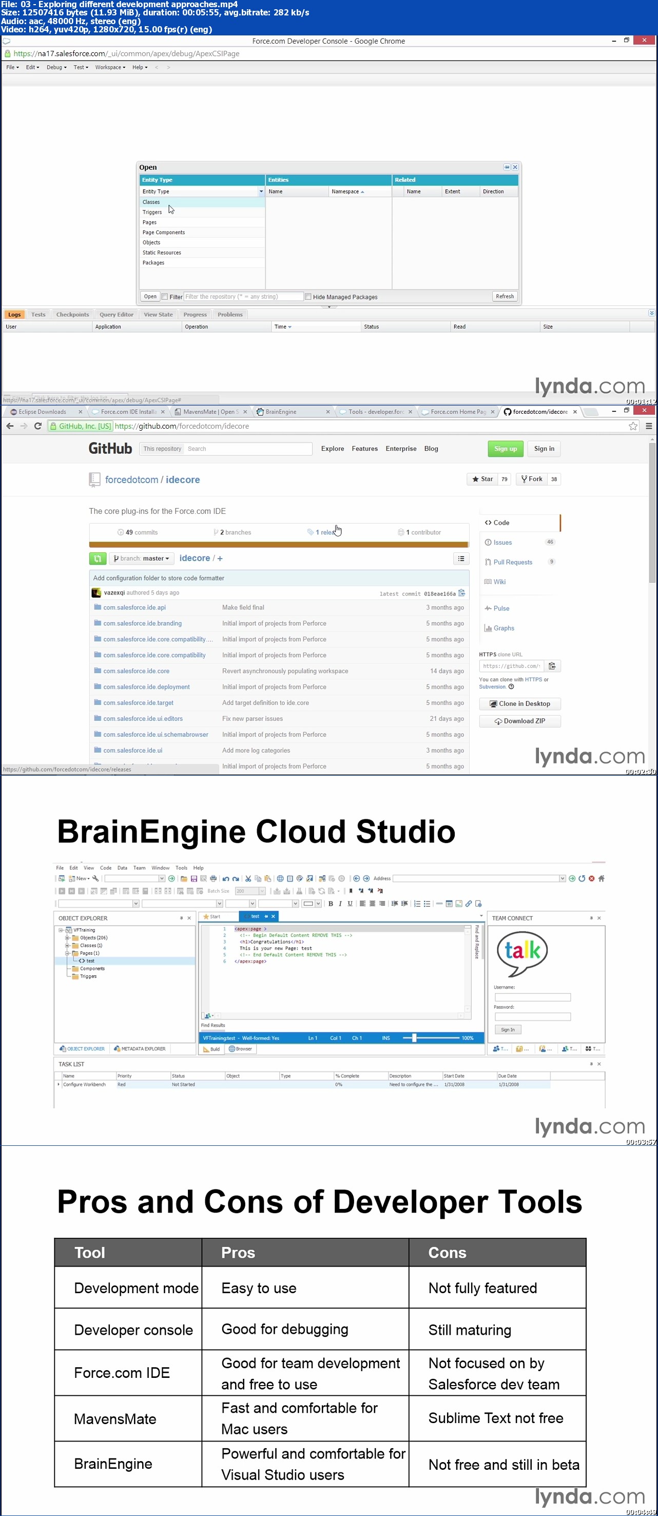 Lynda - Developing with Visualforce