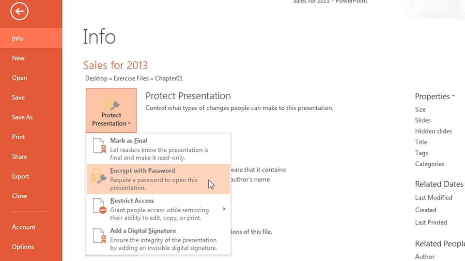 Lynda - Securing Microsoft Office Files