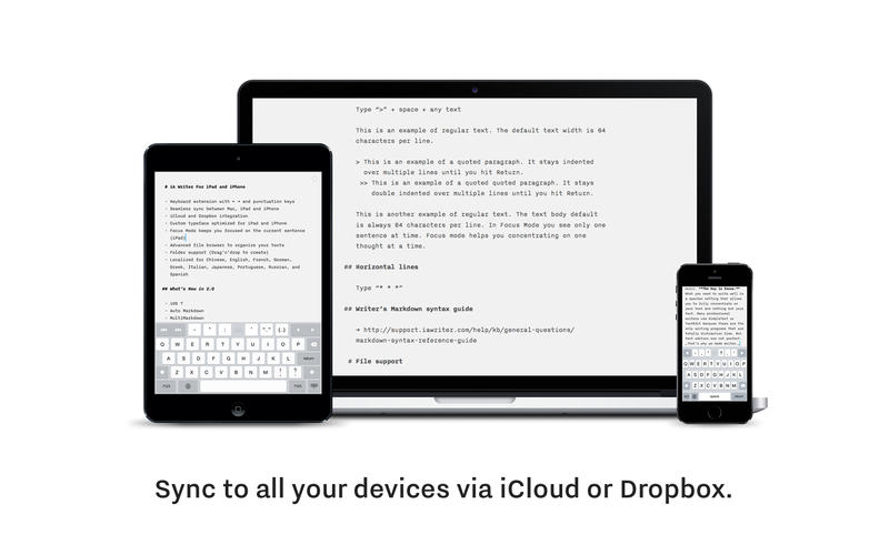 IA Writer v2.0 Mac OS X