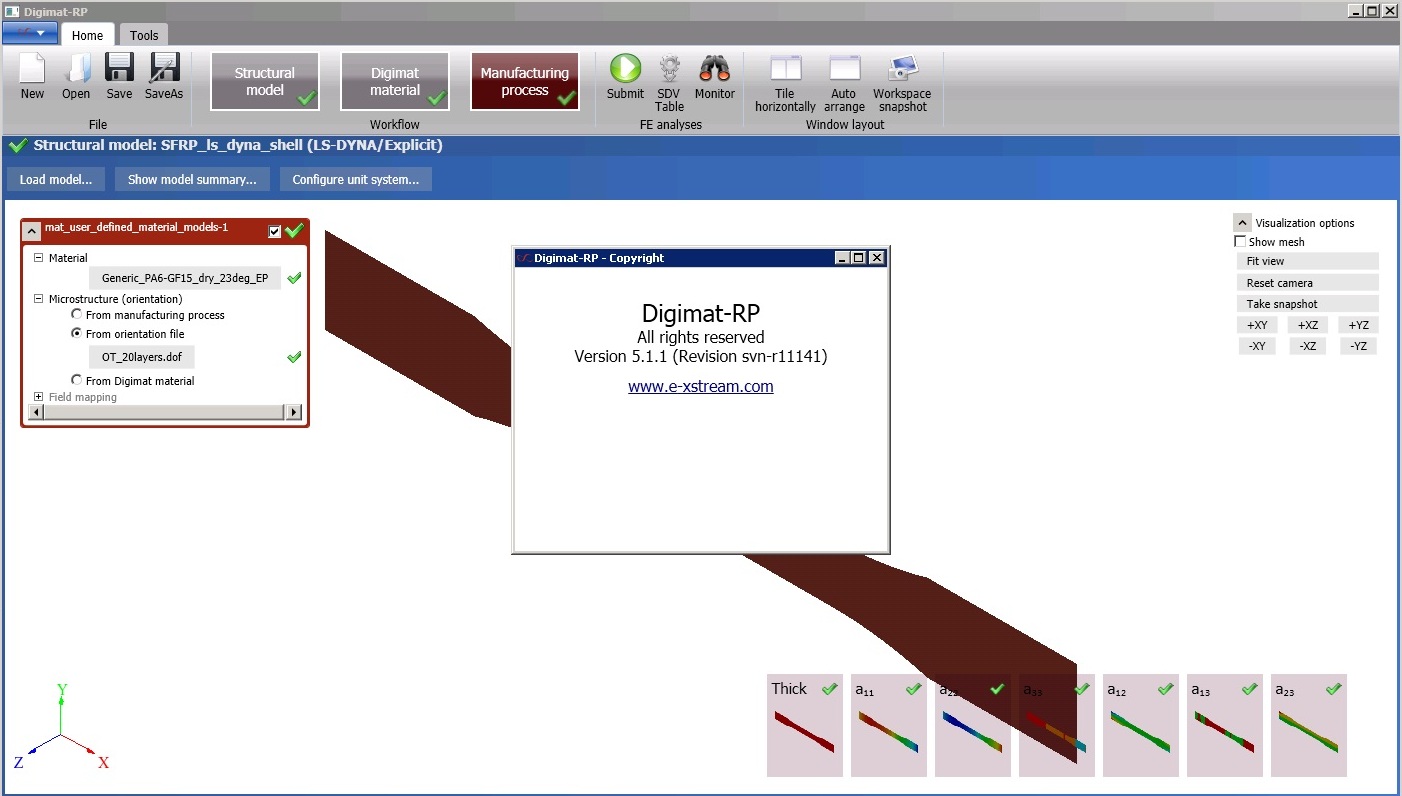 e-Xstream Digimat 5.1.1