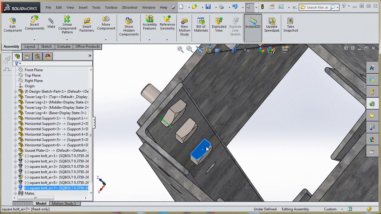 Designing a Windmill Tower from Photo Reference in SolidWorks