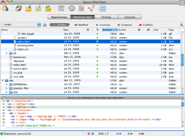 Syncro SVN Client 10.0 (Win/Mac/Lnx)