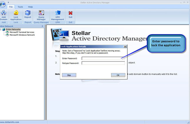 Stellar Active Directory Manager 2.0