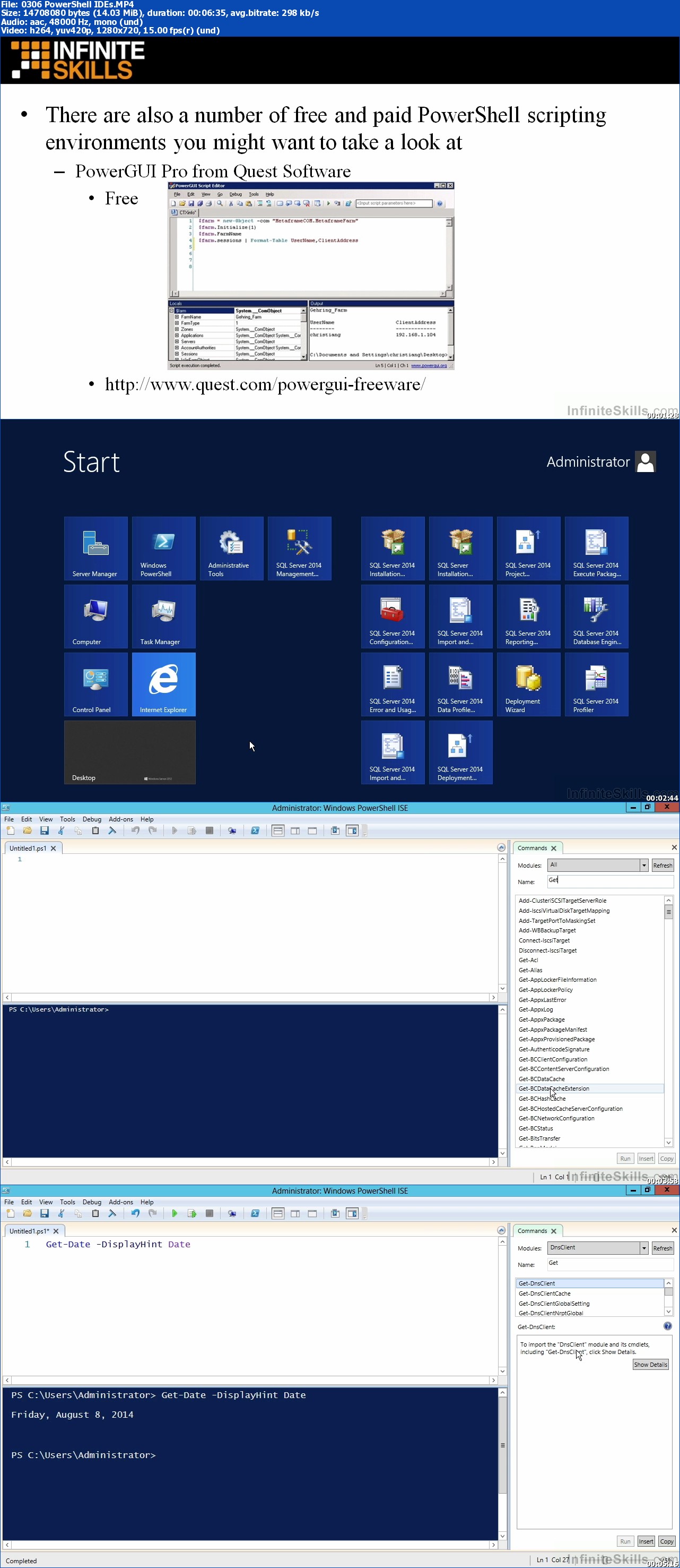 InfiniteSkills - Learning Windows PowerShell Training Video