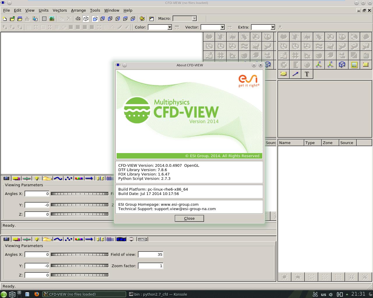 ESI CFD Advanced 2014.0 Linux