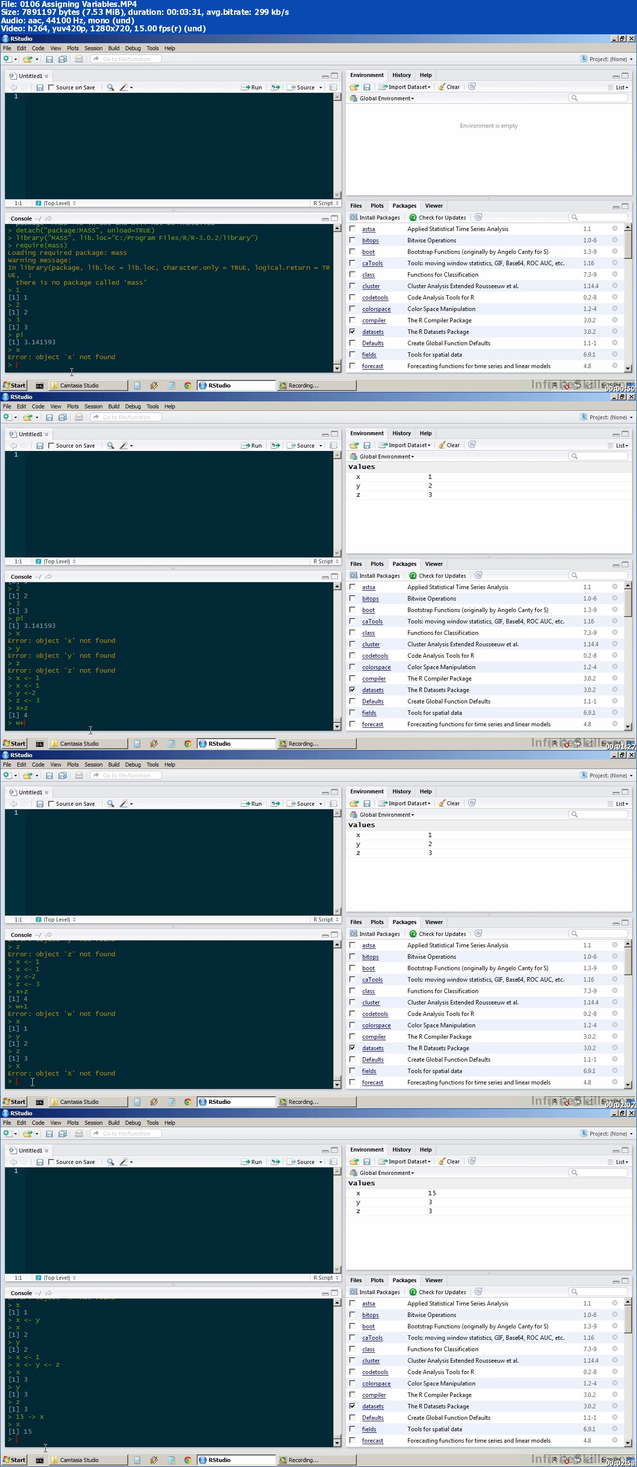 InfiniteSkills - Learning To Program With R Training Video