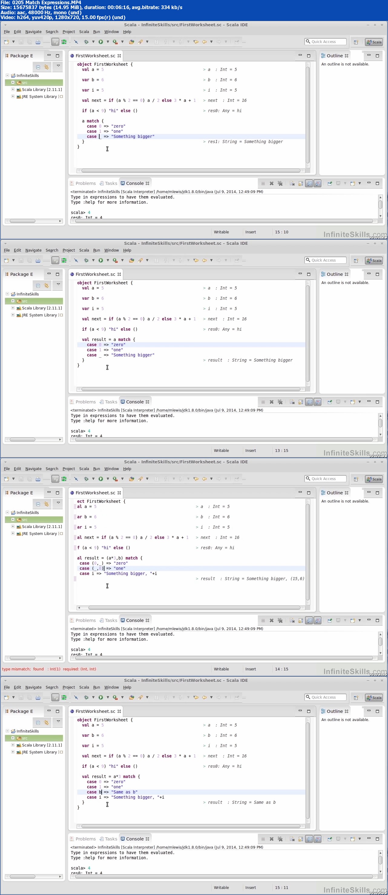 InfiniteSkills - Learning Scala Programming Training Video