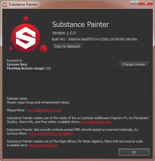 Allegorithmic Substance Painter 1.0.0 Build 492