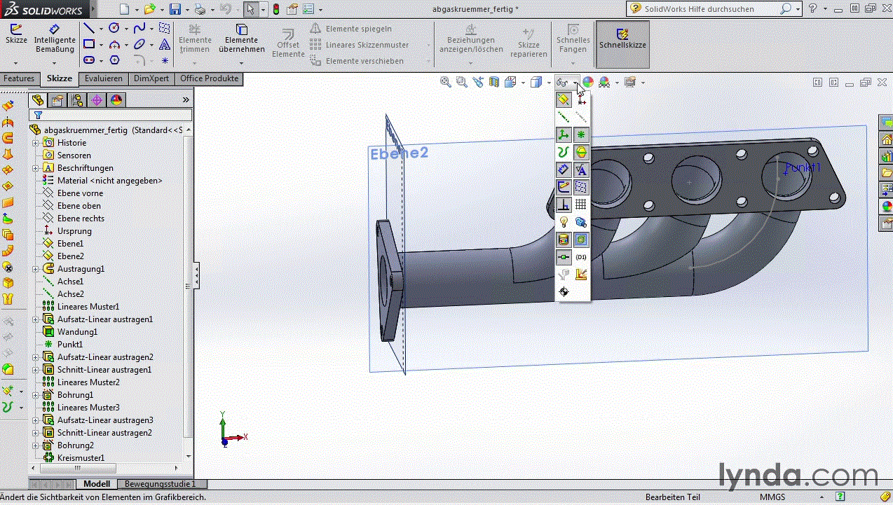  SolidWorks – Grundlagen Effiziente, änderungsfreundliche und strukturierte Konstruktion