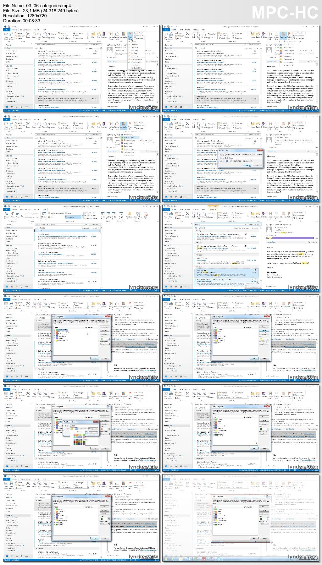 Lynda - Outlook 2013: Efficient Email Management