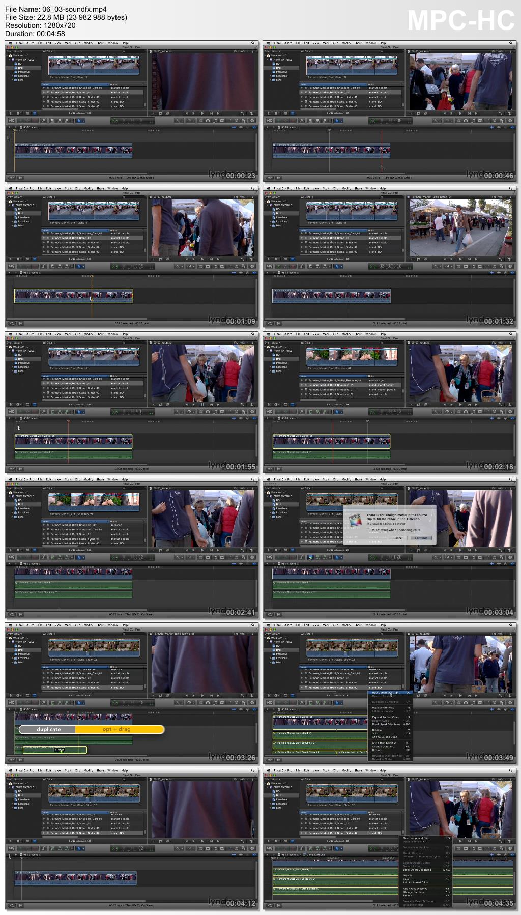 Lynda - Documentary Editing with Final Cut Pro X v10.1.x