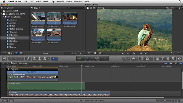 Lynda – Effective Storytelling with Final Cut Pro X v10.1.x