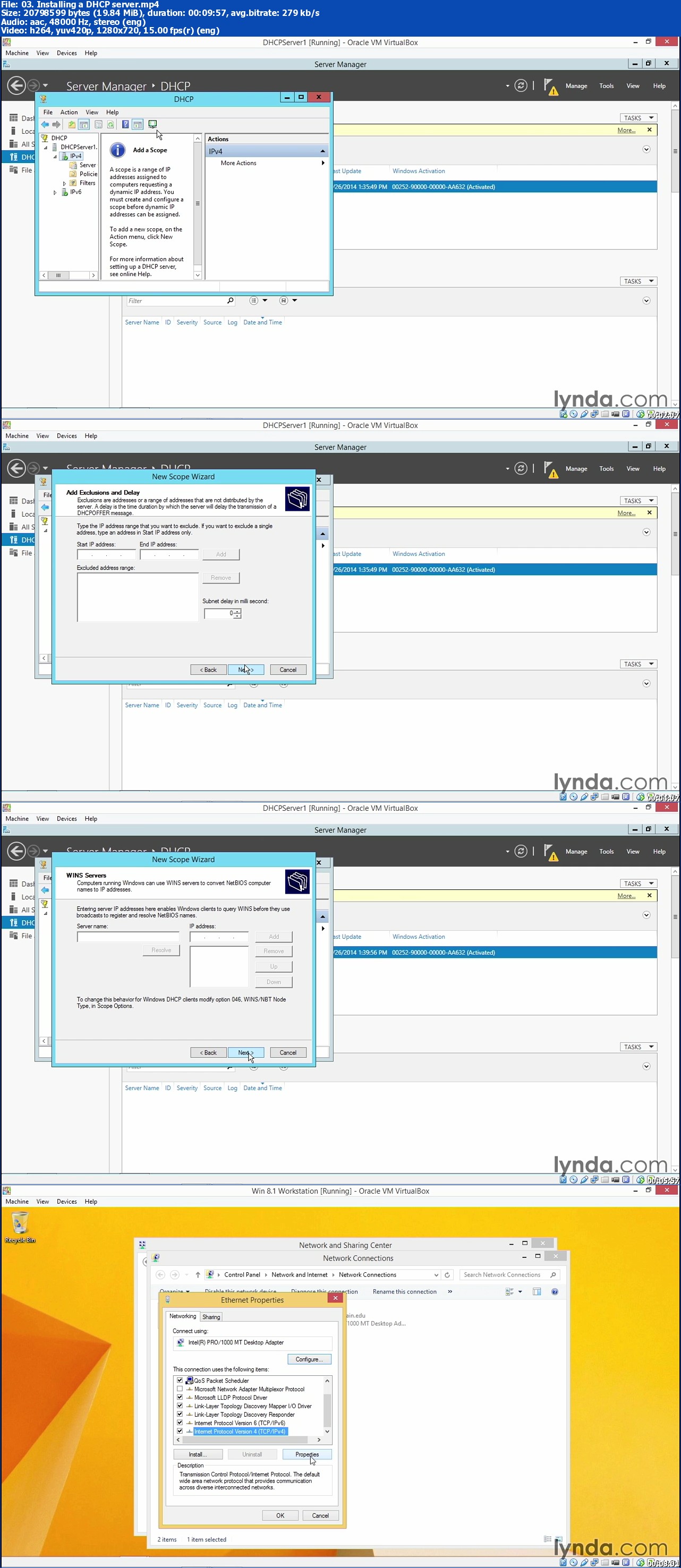 Lynda - Deploying and Configuring Core TCP/IP Services