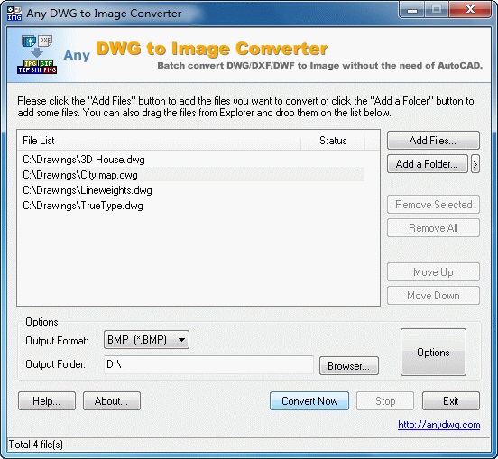 Any DWG to Image Converter 2015 v3.87