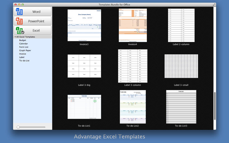 Templates Bundle for Office v1.3 Mac OS X