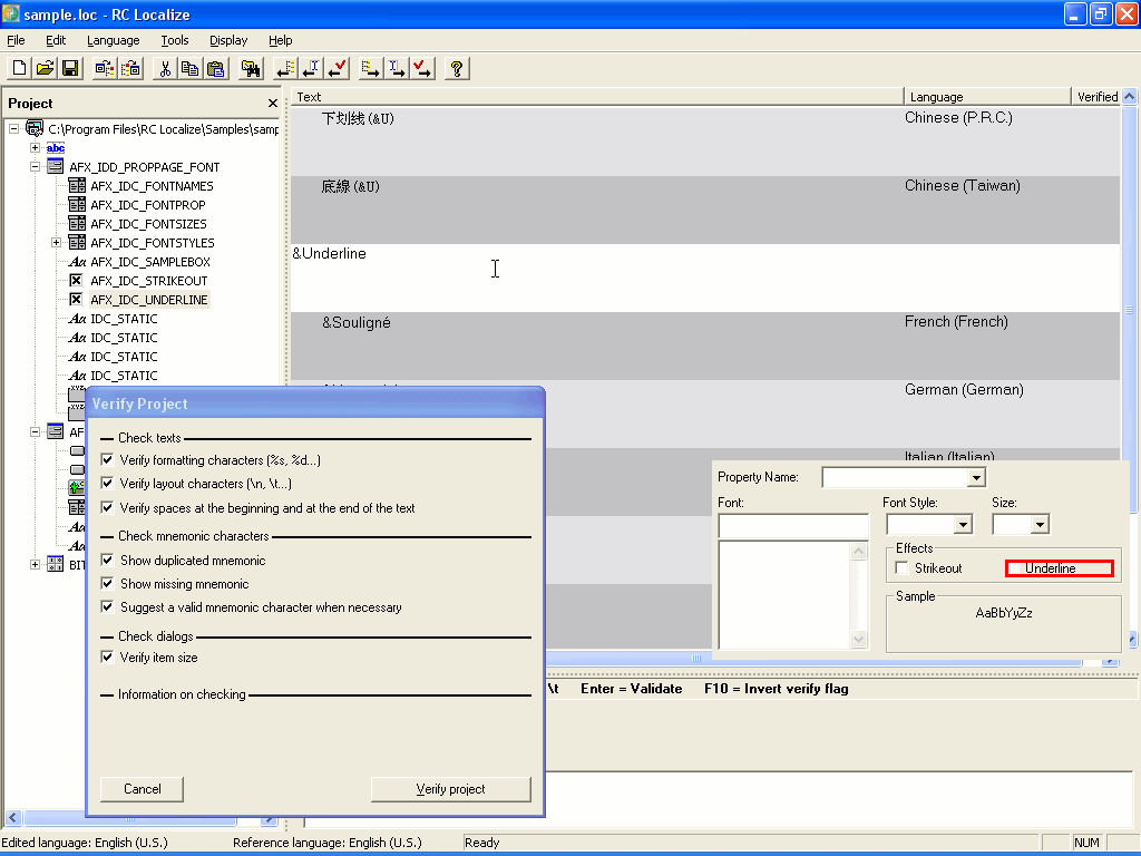 Mootools RCLocalize 7.1 Bilingual